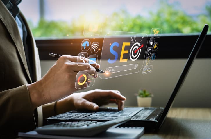 SEO analytics dashboard